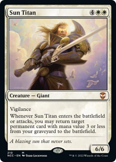 Sun Titan (Commander: Streets of New Capenna) Near Mint - Nick Nack's Full Frontal Attack