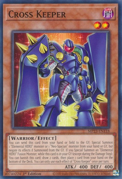 Cross Keeper (25th Anniversary Tin: Dueling Heroes Mega Pack) Light Play 1st Edition