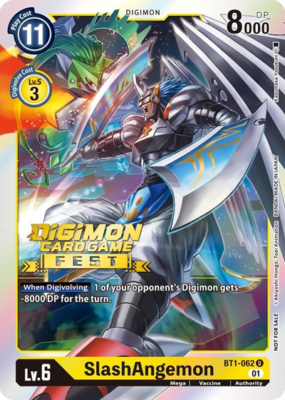SlashAngemon (Digimon Fest 2022) (Release Special Booster) Near Mint Foil