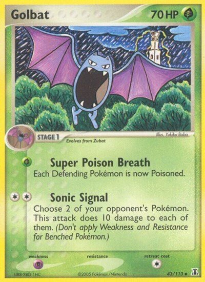 Golbat (Delta Species) Light Play - Nick Nack's Full Frontal Attack