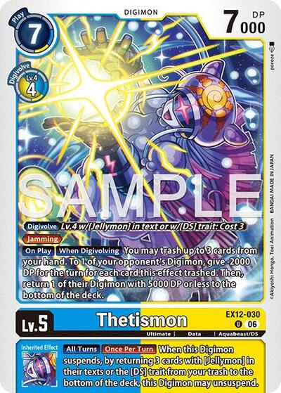 Thetismon (Digital World Shambala) Near Mint - Nick Nack's Full Frontal Attack