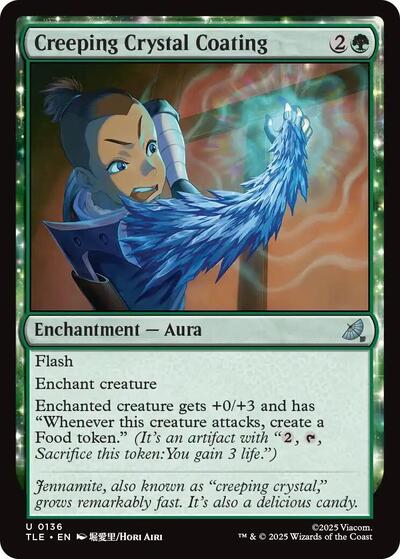 Creeping Crystal Coating (Avatar: The Last Airbender: Eternal-Legal) Near Mint Foil