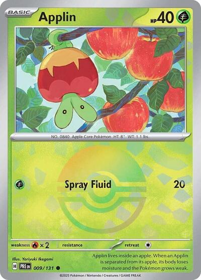 Applin (Poke Ball Pattern) (SV: Prismatic Evolutions) Near Mint Holofoil