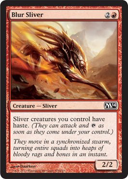 Blur Sliver (Magic 2014 Core Set) Near Mint - Nick Nack's Full Frontal Attack
