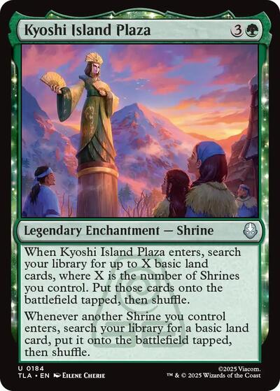 Kyoshi Island Plaza (Avatar: The Last Airbender) Near Mint Foil - Nick Nack's Full Frontal Attack