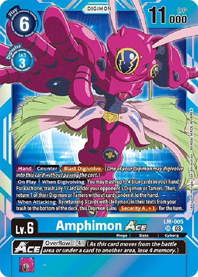 Amphimon ACE (English Exclusive) (Exceed Apocalypse) Near Mint Foil