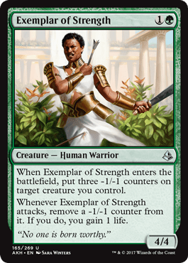 Exemplar of Strength (Amonkhet) Near Mint - Nick Nack's Full Frontal Attack