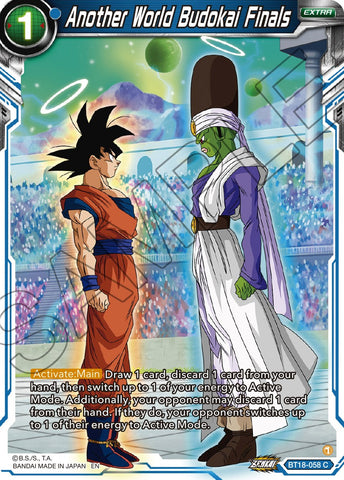 Une autre finale mondiale de Budokai (BT18-058) [Dawn of the Z-Legends] 