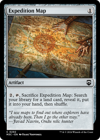 Expedition Map (Ripple Foil) [Modern Horizons 3 Commander]