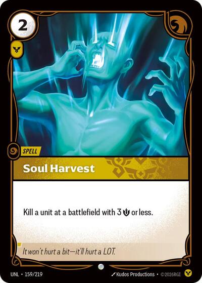 Soul Harvest (Unleashed) Near Mint