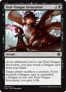 Foul - Tongue Invocation (Iconic Masters) Near Mint - Nick Nack's Full Frontal Attack
