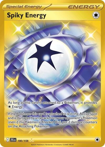Spiky Energy - 190 (SV09: Journey Together) Near Mint Holofoil - Nick Nack's Full Frontal Attack