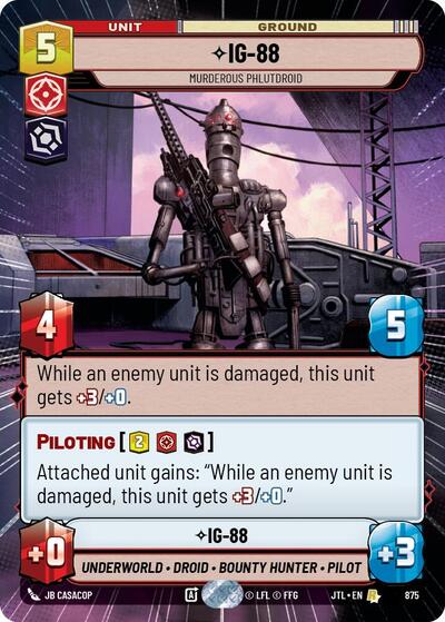 IG - 88 Murderous Phlutdroid (Hyperspace Foil) (Jump to Lightspeed) Near Mint Foil - Nick Nack's Full Frontal Attack