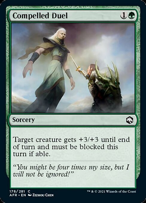 Compelled Duel (Adventures in the Forgotten Realms) Near Mint - Nick Nack's Full Frontal Attack
