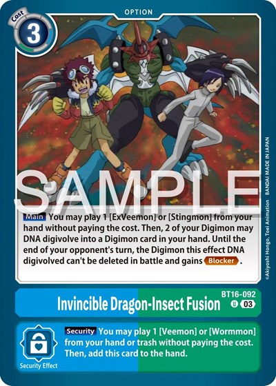 Invincible Dragon-Insect Fusion (Beginning Observer) Near Mint
