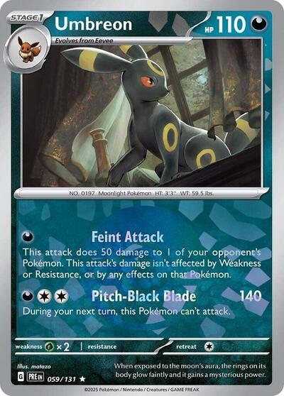 Umbreon (Poke Ball Pattern) (SV: Prismatic Evolutions) Near Mint Holofoil