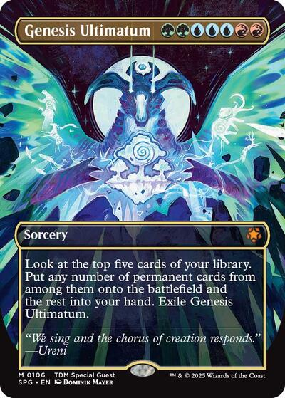Genesis Ultimatum (Borderless) (Special Guests) Near Mint Foil