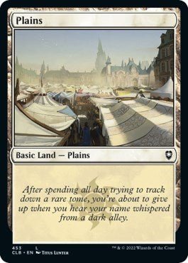 Plains (453) (Commander Legends: Battle for Baldur's Gate) Near Mint Foil - Nick Nack's Full Frontal Attack