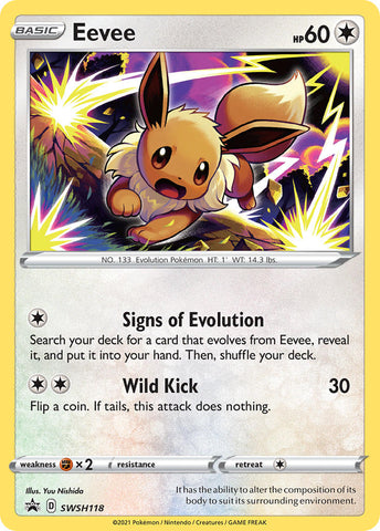 Eevee (SWSH118) [Espada y escudo: Black Star Promos] 