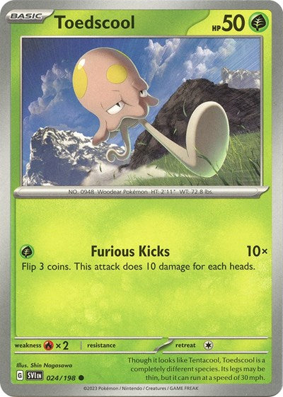 Toedscool - 024 (Scarlet and Violet: Base Set) Near Mint