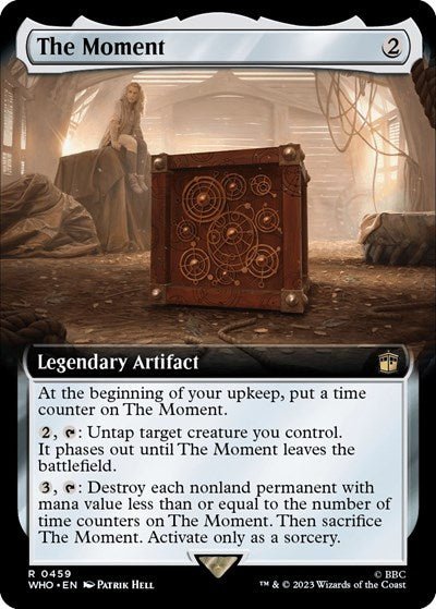 The Moment (Extended Art) (Universes Beyond: Doctor Who) Near Mint Foil - Nick Nack's Full Frontal Attack