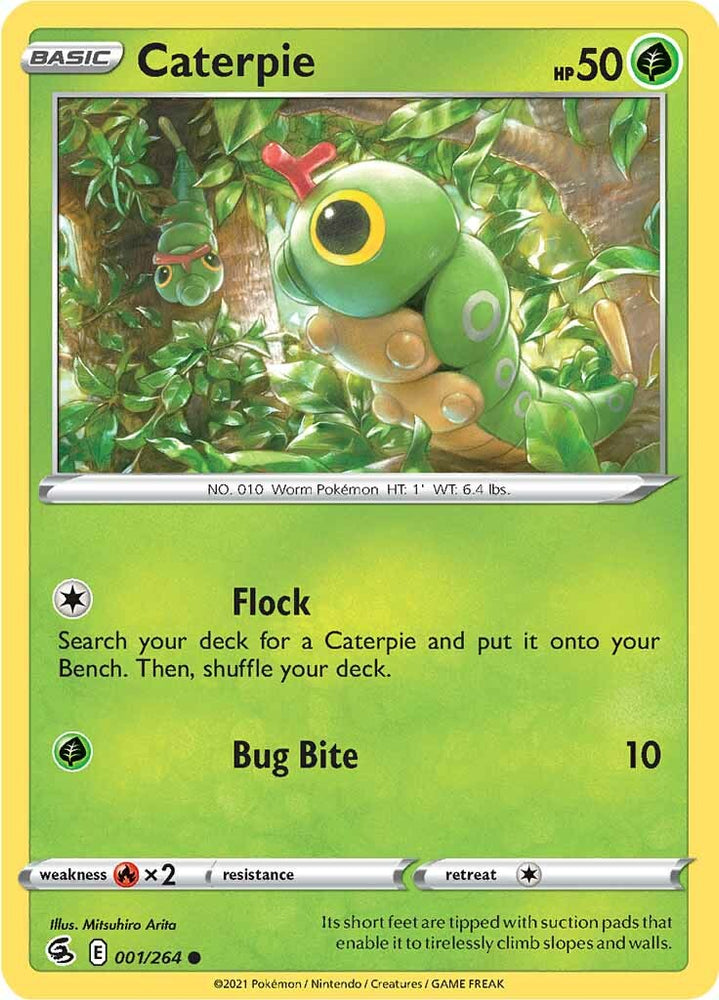 Caterpie (001/264) [Espada y escudo: Golpe de fusión] 