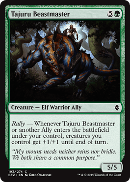 Tajuru Beastmaster (Battle for Zendikar) Near Mint - Nick Nack's Full Frontal Attack