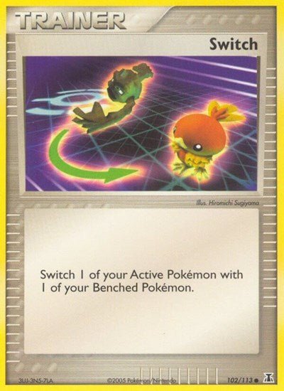 Switch (Delta Species) Damaged / Poor Reverse Holofoil - Nick Nack's Full Frontal Attack