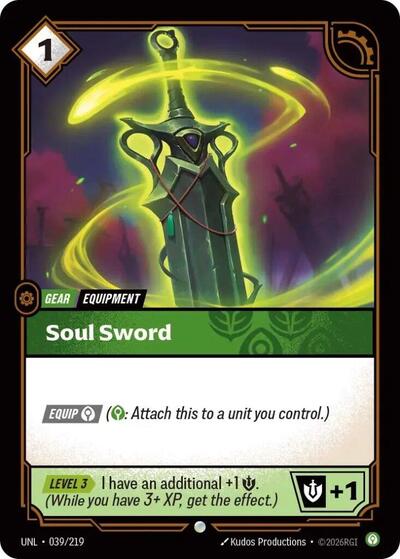 Soul Sword (Unleashed) Near Mint