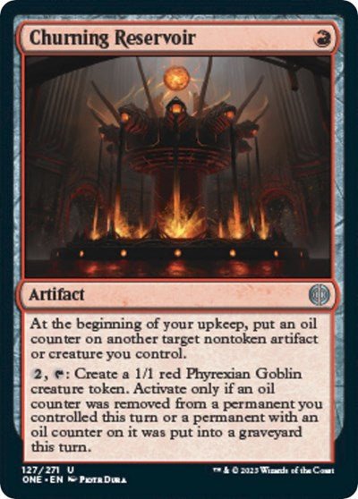 Churning Reservoir (Phyrexia: All Will Be One) Near Mint - Nick Nack's Full Frontal Attack