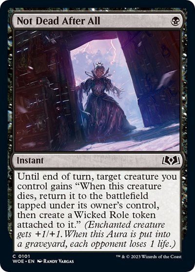 Not Dead After All (Wilds of Eldraine) Near Mint - Nick Nack's Full Frontal Attack