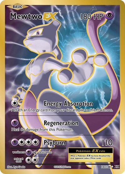Mewtwo EX (Full Art) (XY - Evolutions) Near Mint Holofoil