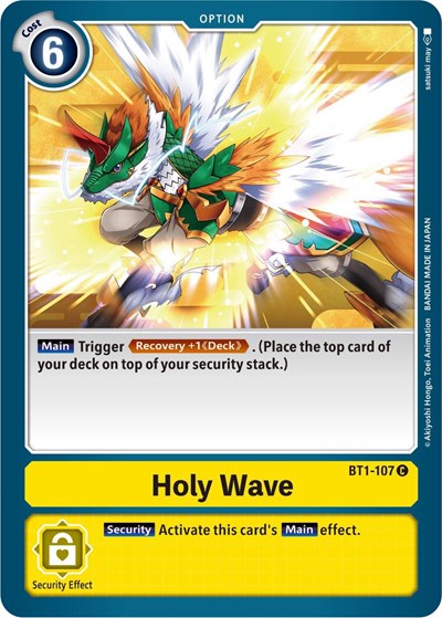 Holy Wave (Release Special Booster) Near Mint
