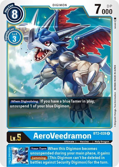 AeroVeedramon (Release Special Booster) Near Mint - Nick Nack's Full Frontal Attack