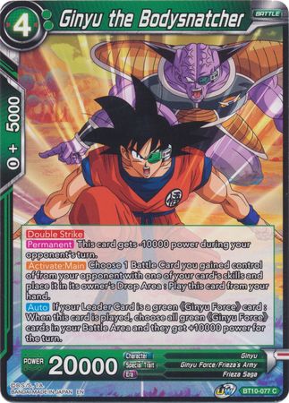 Ginyu el Ladrón de Cuerpos [BT10-077] 