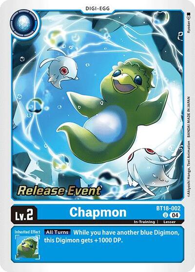 Chapmon (Release Special Booster 2.0 Pre-Release Cards) Near Mint Foil