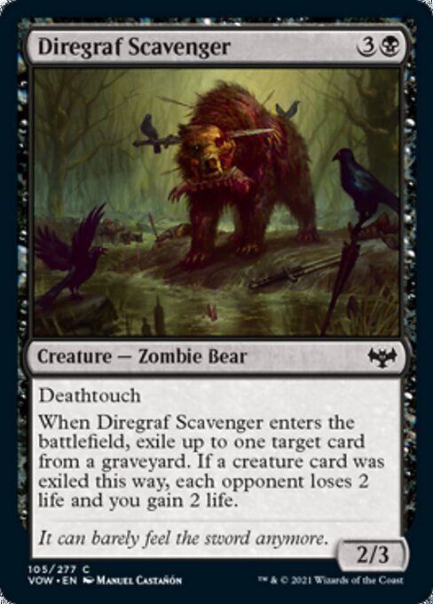 Diregraf Scavenger (Innistrad: Crimson Vow) Near Mint - Nick Nack's Full Frontal Attack
