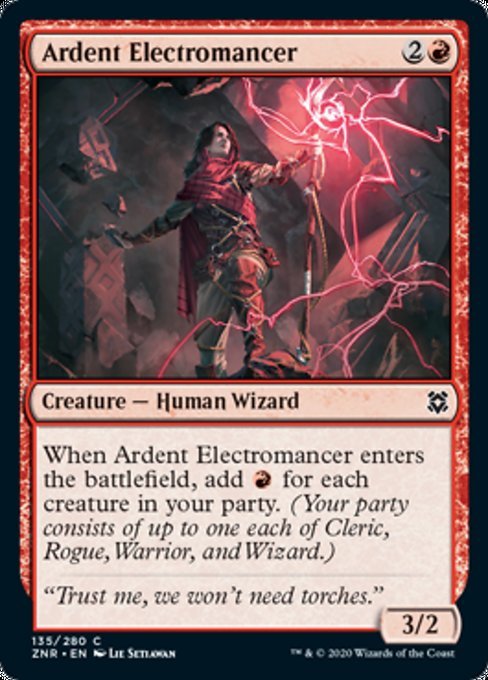 Ardent Electromancer (Zendikar Rising) Near Mint - Nick Nack's Full Frontal Attack