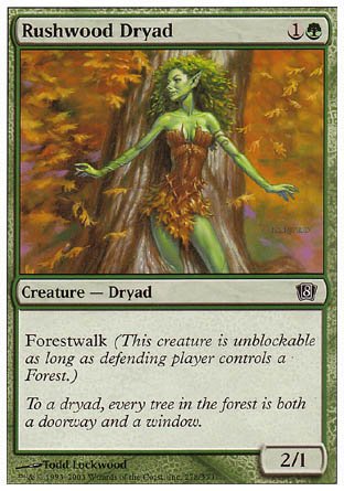 Rushwood Dryad (8th Edition) Near Mint - Nick Nack's Full Frontal Attack