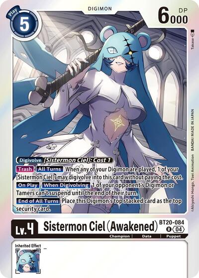 Sistermon Ciel (Awakened) (Release Special Booster 2.5) Medium Play Foil