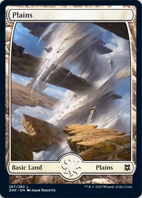 Plains (267) (Zendikar Rising) Near Mint - Nick Nack's Full Frontal Attack