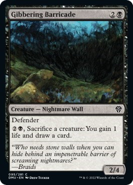 Gibbering Barricade (Dominaria United) Near Mint