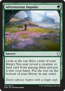 Adventurous Impulse (Dominaria) Near Mint - Nick Nack's Full Frontal Attack