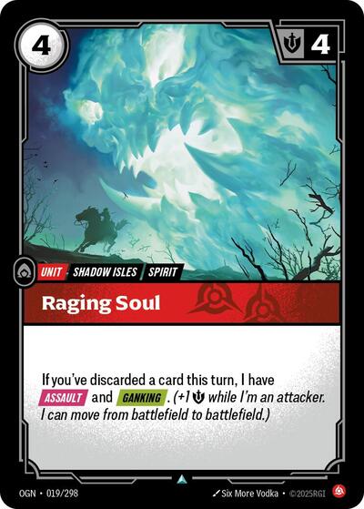 Raging Soul (Origins) Near Mint - Nick Nack's Full Frontal Attack