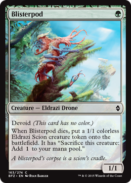 Blisterpod (Battle for Zendikar) Near Mint - Nick Nack's Full Frontal Attack