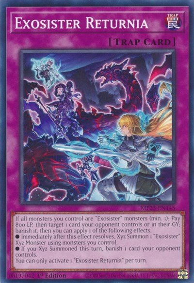 Exosister Returnia (25th Anniversary Tin: Dueling Heroes Mega Pack) Light Play 1st Edition - Nick Nack's Full Frontal Attack