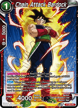 Chain Attack Bardock (P-293) [Cartes de promotion de tournoi] 