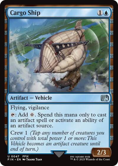 Cargo Ship (Universes Beyond: FINAL FANTASY) Near Mint - Nick Nack's Full Frontal Attack