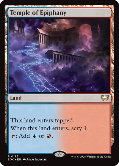 Temple of Epiphany (Commander: Edge of Eternities) Near Mint - Nick Nack's Full Frontal Attack