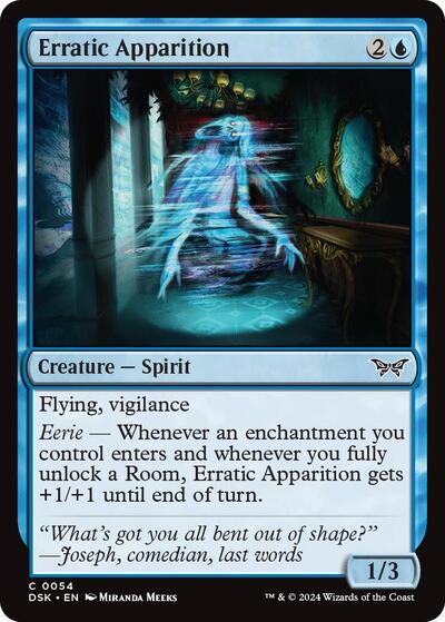 Erratic Apparition (Duskmourn: House of Horror) Near Mint